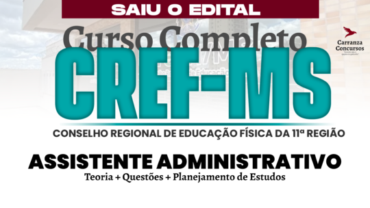 CREF MS - Curso Completo - Assistente Administrativo