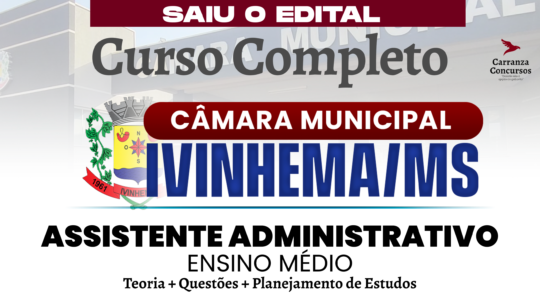 IVINHEMA (MS) - Curso Completo - Assistente Administrativo