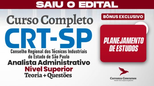CRT SP - Curso Completo - Analista Administrativo