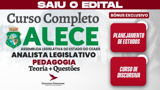 ALECE - Curso Completo - Analista Legislativo | Pedagogia
