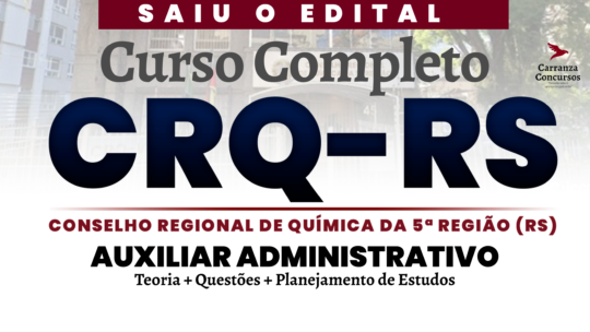 CRQ RS (RS) - Curso Completo - Auxiliar Administrativo