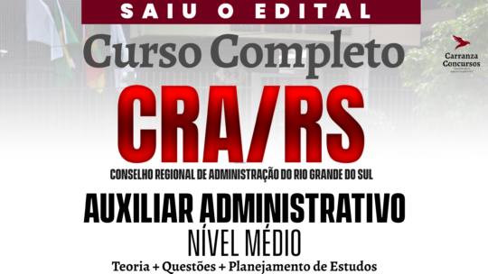 CRA/RS - Curso Completo - Auxiliar Administrativo