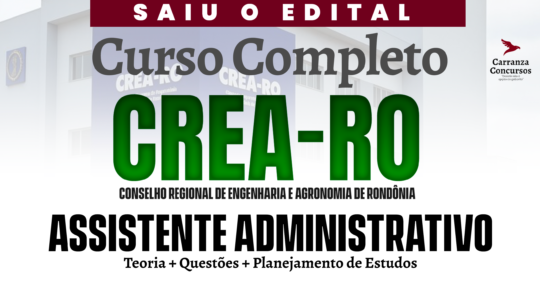 CREA RO - Curso Completo - Assistente Administrativo