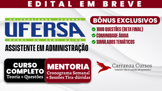 UFERSA - Curso Completo - Assistente em Administração
