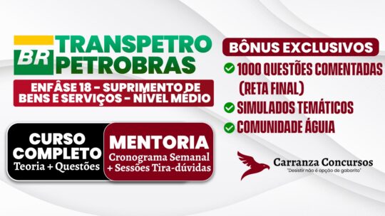 Transpetro - Curso Completo - Enfâse 18 Suprimento de Bens e Serviços