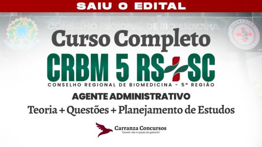 CRBM5 - Curso Completo - Agente Administrativo