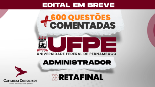 UFPE - 600 Questões Comentadas - Administrador