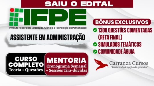 IFPE - Curso Completo - Assistente em Administração
