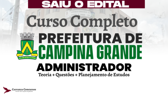 Campina Grande PB - Curso Completo - Administrador