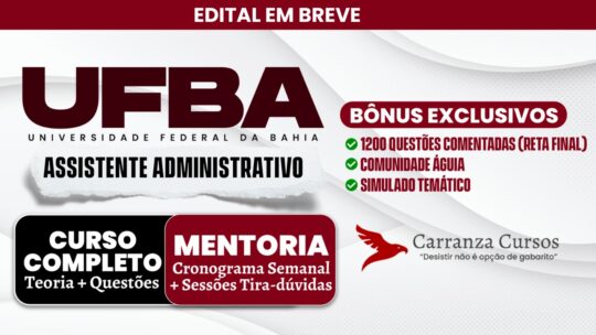 UFBA - Curso Completo - Assistente Administrativo