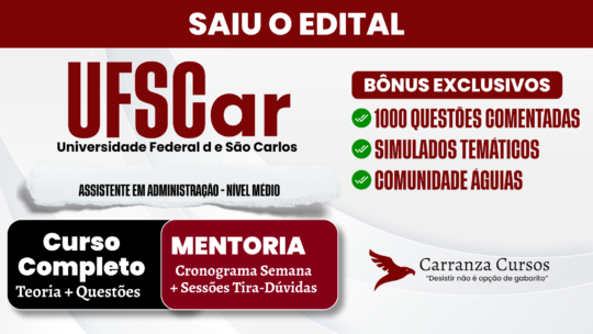 UFSCAR - Curso Completo - Assistente em Administração