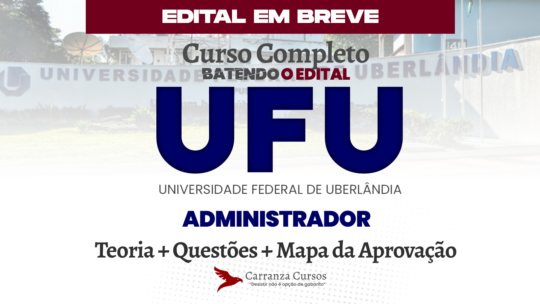 UFU (MG) - Curso Completo - Administrador