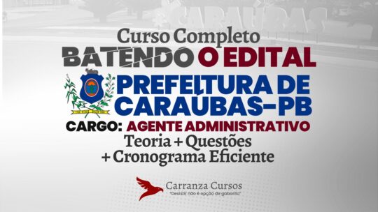 Prefeitura Caraúbas PB - Agente Administrativo
