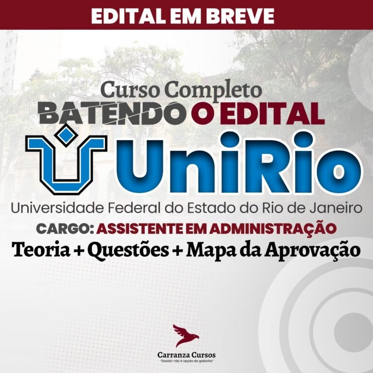 CURSO COMPLETO UNIRIO Universidade Federal do Rio de Janeiro