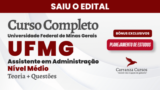 UFMG - Curso Completo - Assistente em Administração