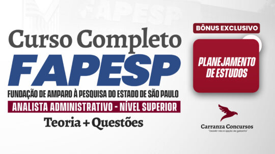 FAPESP - Curso Completo - Analista Administrativo