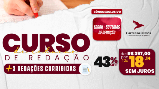 Curso de Redação + 3 Redações Corrigidas