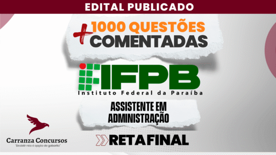 IFPB - 1000 Questões Comentadas - Assistente em Administração