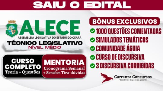 ALECE - Curso Completo - Técnico Legislativo