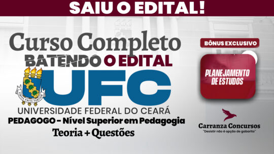 UFC - Curso Completo - Pedagogo (Nível Superior em Pedagogia)
