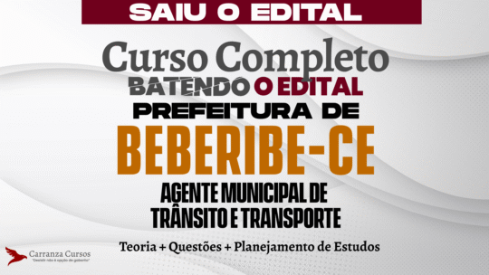BEBERIBE - Curso Completo - Agente Municipal de Trânsito e Transporte