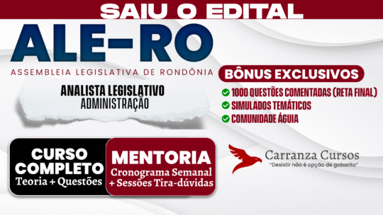ALERO - Curso Completo - Analista Legislativo (Administração)
