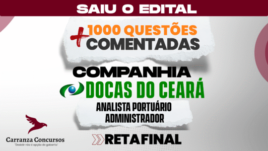 DOCAS DO CEARÁ - 1000 Questões Comentadas