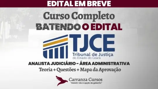 TJCE - Curso Completo - Analista Judiciário Área Administrativa