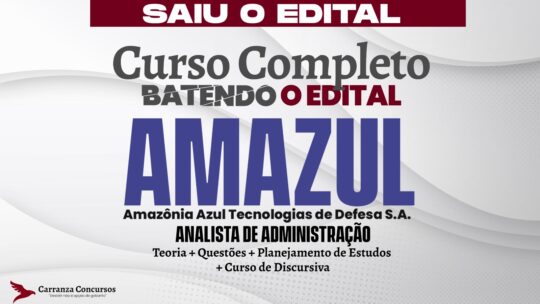 AMAZUL - Curso Completo - Analista de Administração (Nível Superior)