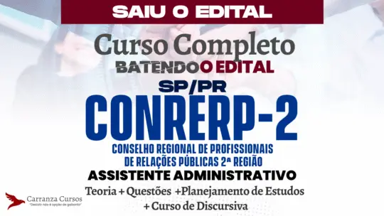 CONRERP-2 SP/PR - Curso Completo - Assistente em Administração