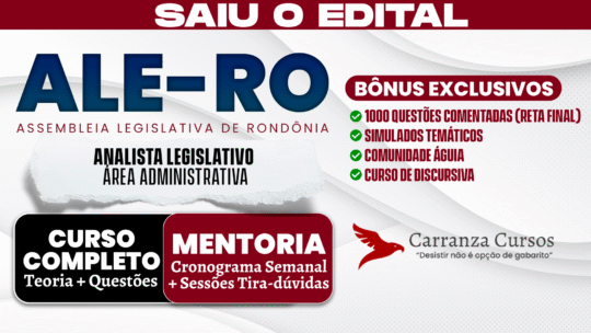 ALERO - Curso Completo - Analista Legislativo (Área Administrativa)