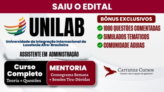 UNILAB - Curso Completo - Assistente em Administração