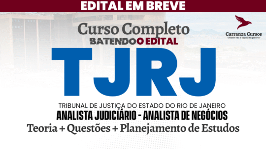 TJRJ - Curso Completo - Analista Judiciário Grupo: Tecnologia da Informação | Especialidade: Analista de Negócios