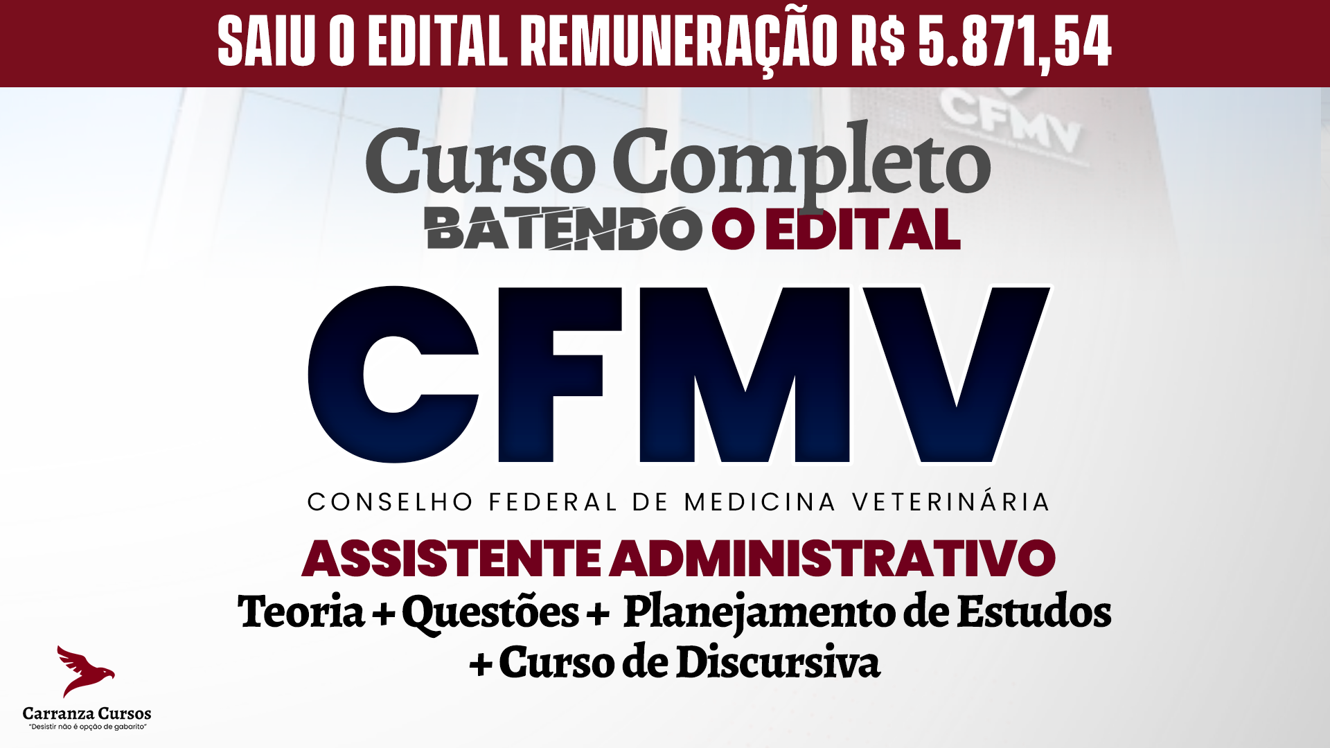 CFMV - Curso Completo - Assistente em Administração