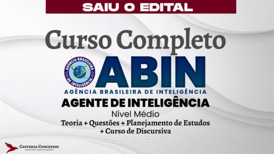 ABIN - Curso Completo - Oficial Técnico de Inteligência Área 1