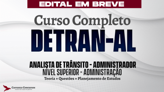 DETRAN AL - Curso Completo - Analista de Trânsito - Administrador
