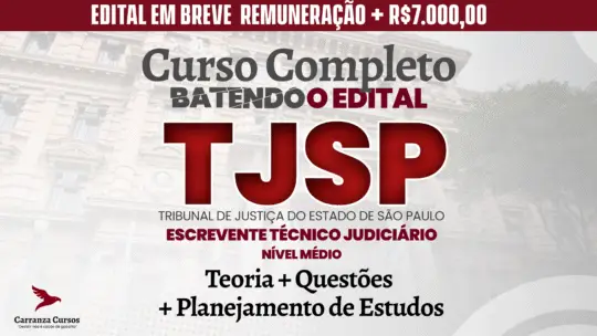 TJSP - Curso Completo - Escrevente Técnico Judiciário