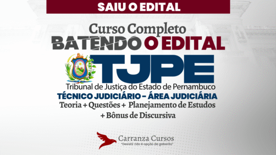 TJPE - Curso Completo - Técnico Judiciário Área Judiciária