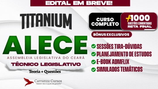 ALECE - Curso Completo - Técnico Legislativo