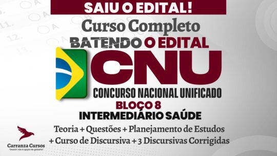CNU - Curso Completo - Bloco 08 - Intermediário Saúde