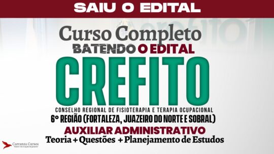 CREFITO 6º Região - Curso Completo - Auxiliar Administrativo