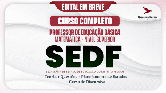 SEDF - Curso Completo - Professor De Educação Básica | Metemática