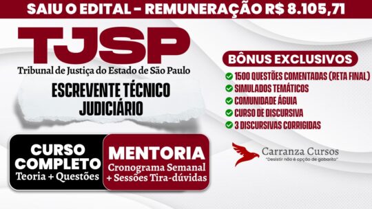 TJSP - Curso Completo - Escrevente Técnico Judiciário
