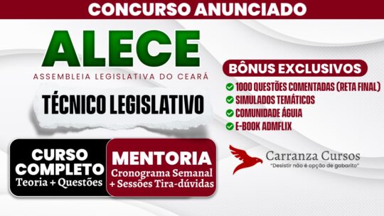 ALECE - Curso Completo - Técnico Legislativo