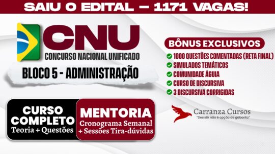CNU - Curso Completo - Bloco 05 - Administração