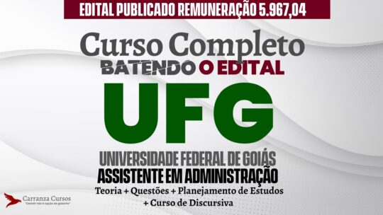 UFG - Curso Completo - Assistente em Administração