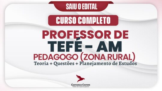 Prefeitura Municipal de TEFÉ AM - Curso Completo - Pedagogo