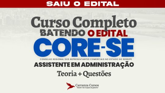 CORE SE - Curso Completo - Assistente Administrativo (Nível médio)