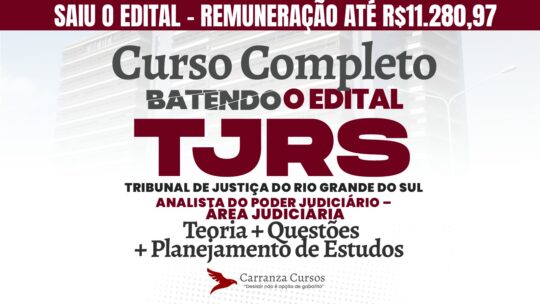 TJRS - Curso Completo - Analista do Poder Judiciário | Área: Judiciária