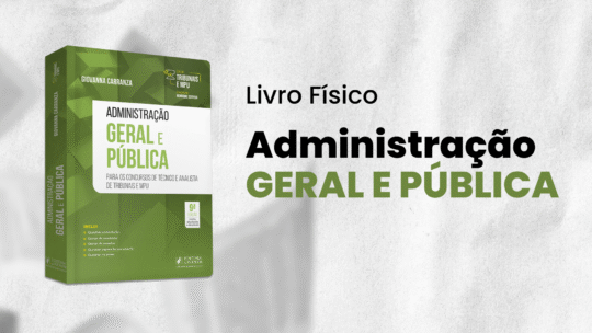 LIVRO | Tribunais e MPU - Administração Geral e Pública - Para Técnico e Analista (2025) | 4.9 ⭐⭐⭐⭐⭐